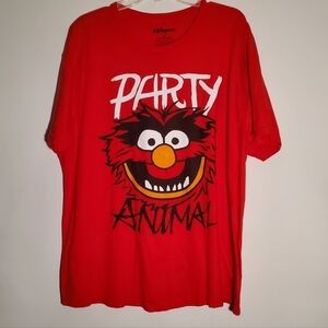 THE MUPPETS PARTY ANIMAL- T-Shirt- Men's- TSize XL
